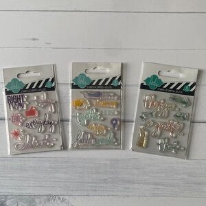 Heidi Swapp Clear Stamp Trio | Cardmaking Stamps